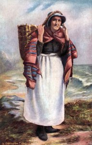 Een Cornish visvrouw